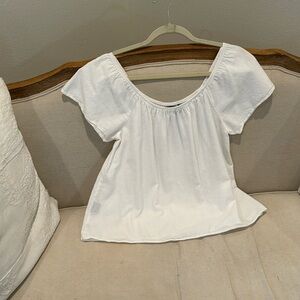 White off the shoulder blouse